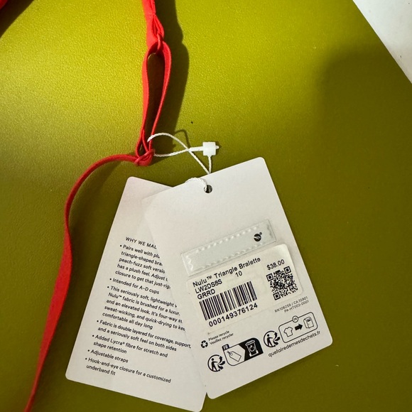 Lululemon triangle bra - Picture 2 of 4